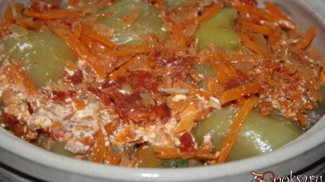 голубцы и перцы со свининой без риса