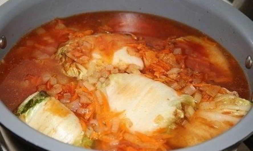 Рецепт голубцы из пекинской капусты с мясом по-домашнему
