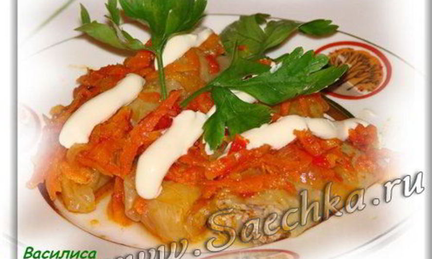 Рецепт голубцы под томатно-морковным одеялом