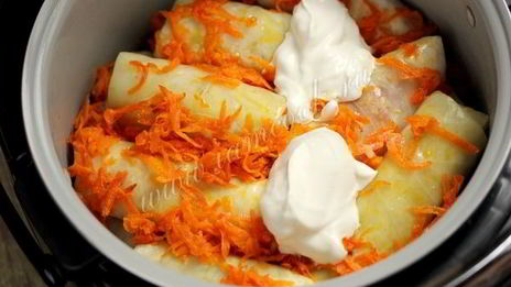 голубцы с фаршем и пшеном в мультиварке