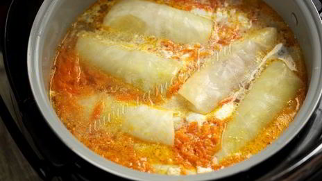 голубцы с фаршем и пшеном в мультиварке