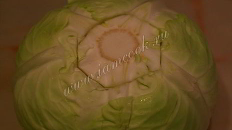 голубцы с фаршем и рисом