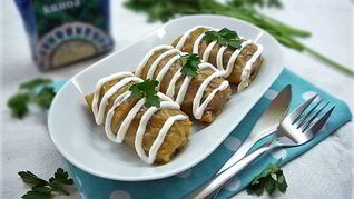 Голубцы с индейкой и киноа