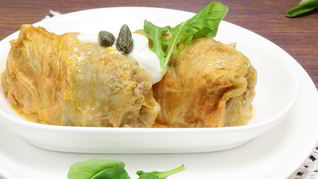 Голубцы, тушенные в сметане