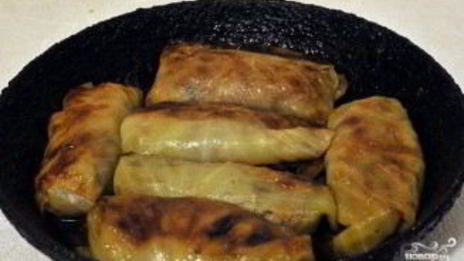 голубцы жареные