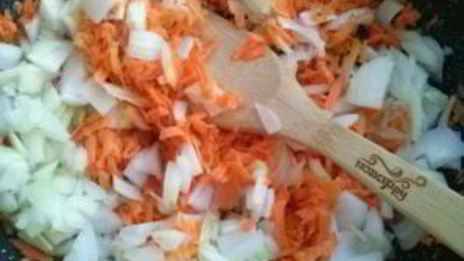 ленивые голубцы с рисом и фаршем