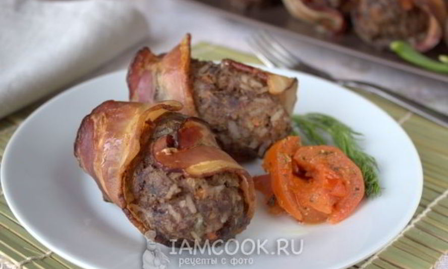 Рецепт ленивые голубцы в беконе