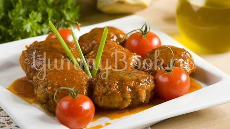 ленивые голубцы в томатном соусе