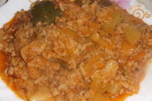 Перцы с кабачком Ленивые голубцы