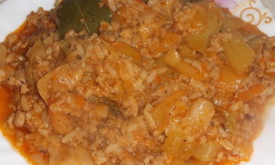 Рецепт перцы с кабачком ленивые голубцы