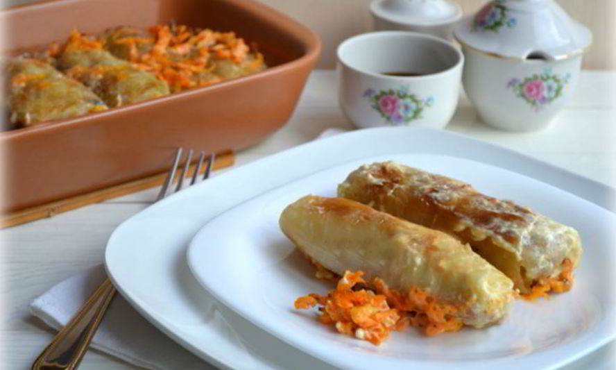 Рецепт постные голубцы с рисом