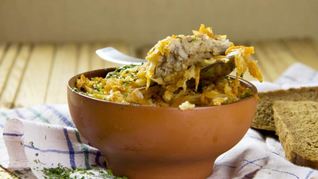 Слоеные ленивые голубцы