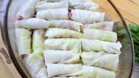 запеченные голубцы в сметане и кетчупе