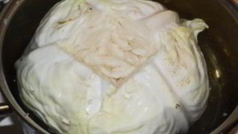 запеченные голубцы в сметане и кетчупе