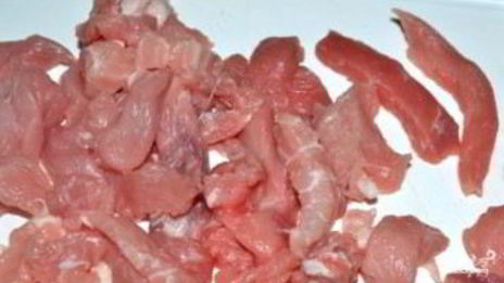 гречневая лапша со свининой и овощами