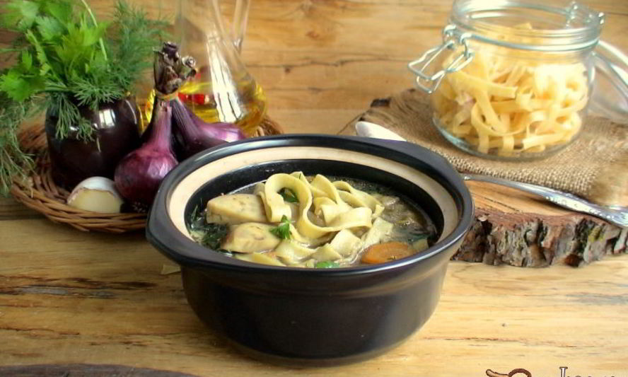 Рецепт грибная лапша джинга