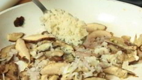 белые грибы жареные