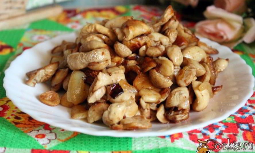 Рецепт дождевики жаренные с луком