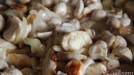 дождевики жаренные с луком