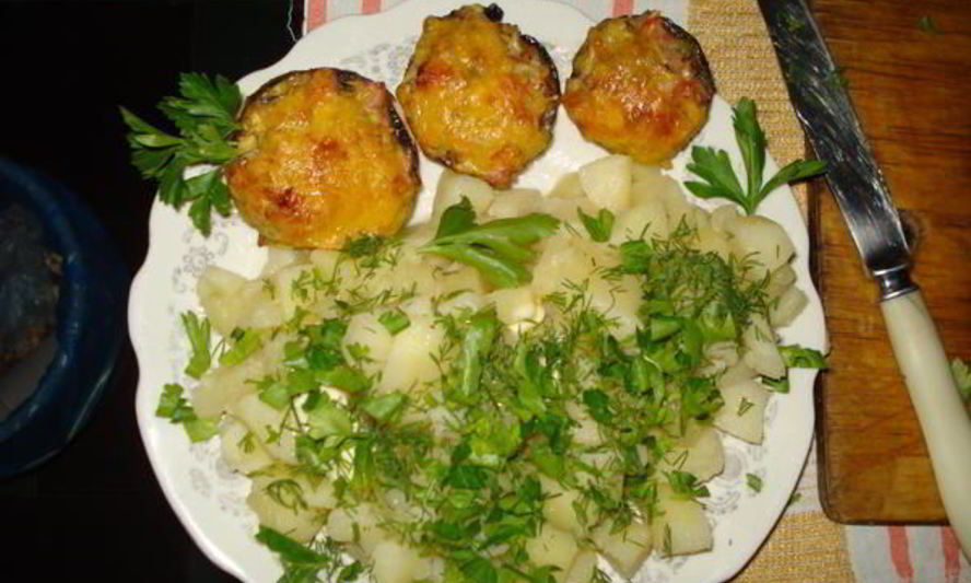 Рецепт фаршированные грибы