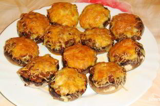 Фаршированные шампиньоны праздничные