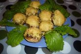 Фаршированные шампиньоны сыром