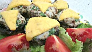 Фаршированные шампиньоны