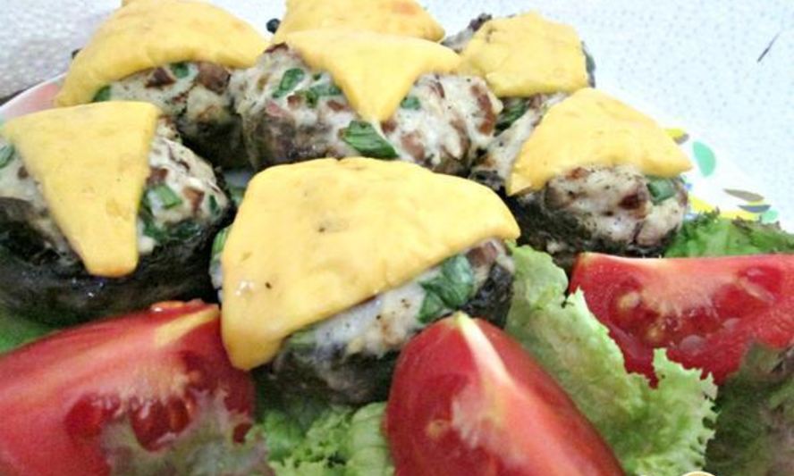 Рецепт фаршированные шампиньоны