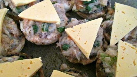 фаршированные шампиньоны