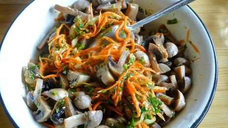 грибы по-корейски