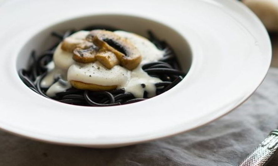 Рецепт грибы под белым соусом