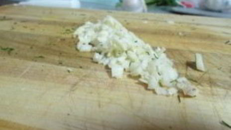 грибы с чесноком