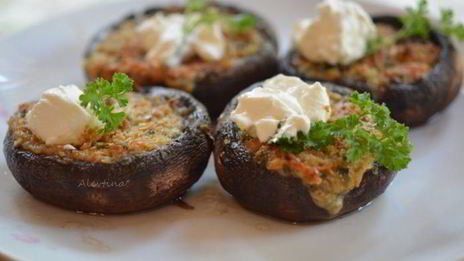 грибы с начинкой
