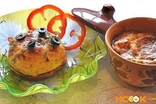 Грибы с овощами в горшочках