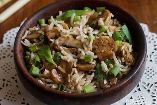 Грибы шампиньоны жареные