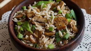 Грибы шампиньоны жареные