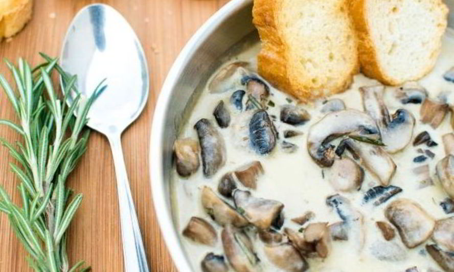 Рецепт грибы со сливками