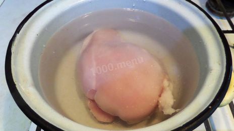 грибы в горшочках с сыром луком курицей