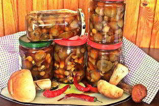 Грибы в маринаде