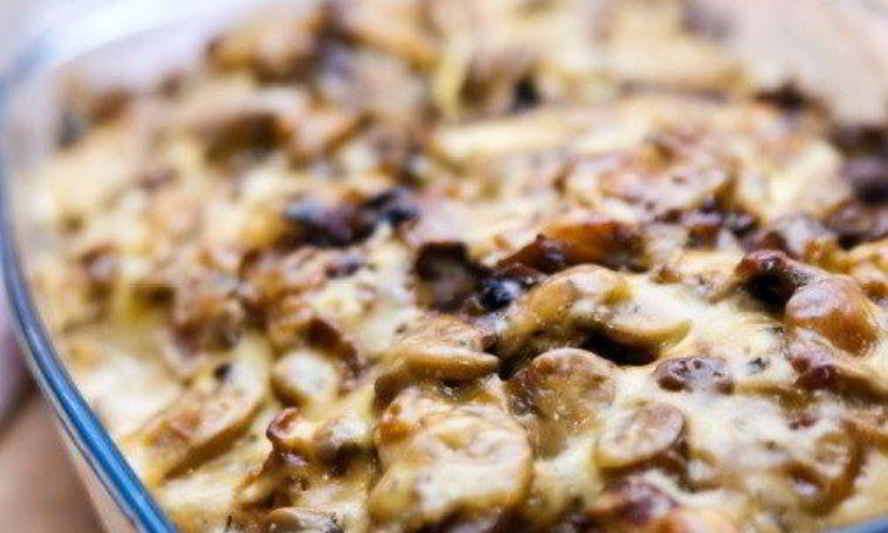Рецепт грибы, запеченные с сыром