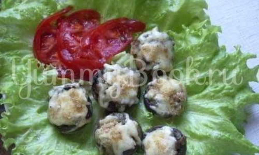 Рецепт грибы запеченные в духовке под сыром