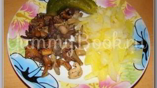 Грибы жареные