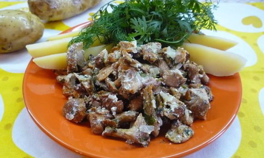 Рецепт лисички в духовке