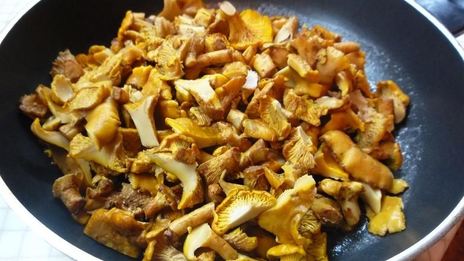 лисички в духовке