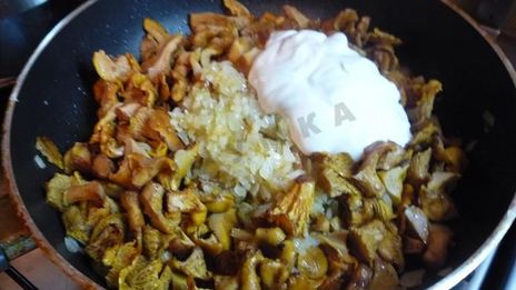 лисички в духовке