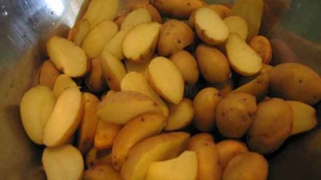 лисички жареные с картофелем