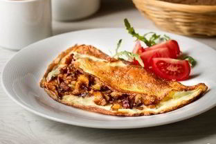 Лисички, жареные с яйцом