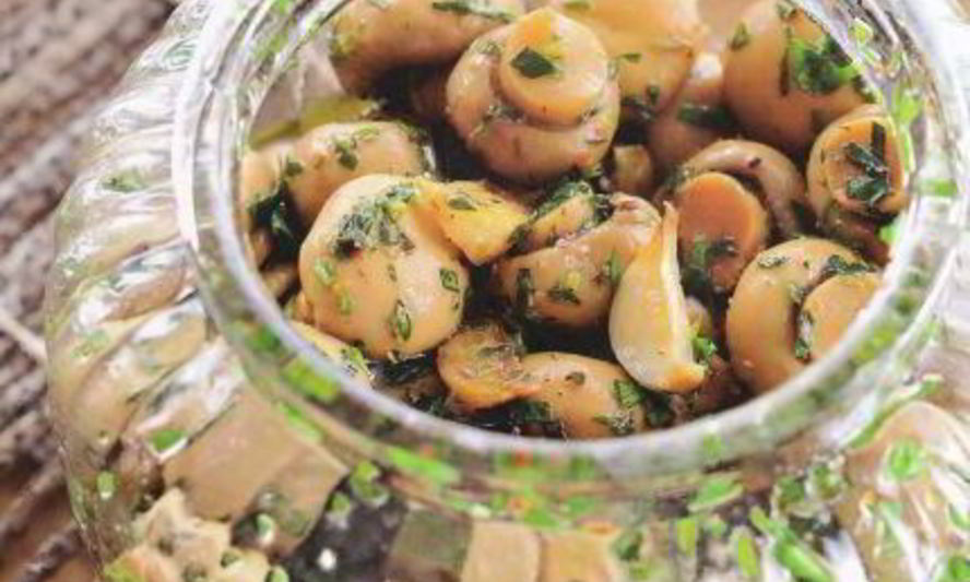 Рецепт пряные шампиньоны под водочку