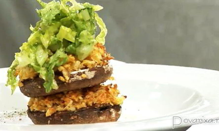 Рецепт шампиньоны с начинкой