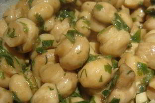 Шампиньоны в горчичном маринаде